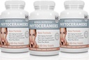 Fitoceramide din plante nutritive din orez cu vitamina B, C, D și E, trei flacoane, 180 capsule 40mg