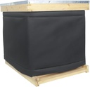 Bee Hive Wrap, Winter Hives Beekeeping Provinces se potrivesc 1 Deep Stive cu 1 cutie pentru stupuri de iarnă, capac de protecție de iarnă 600D Oxford Izolat capac, Lightweight, Reusable (81"x15.7)