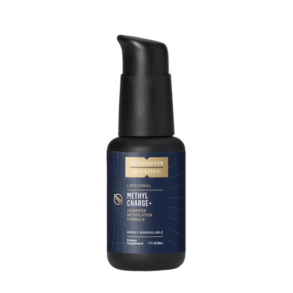 Incarcatura de metil stiintifica Quicksilver - Methylation, Ficat, Detox + Suplimentul energetic - Folate, Vitamina B12, Riboflavina, Vitamina B6 + TMG Supliment cu absorbtie superioara - Vitamine Vegan B (50ml)