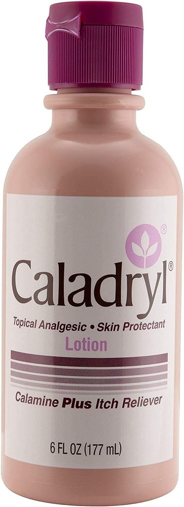 Caladryl Pink Calamine Skin Protector Plus Itch Relief, 6 Ounce flacon (2 cutii (36,0 Once)))