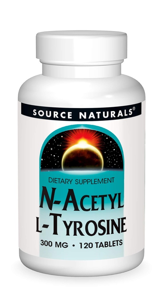 Naturals sursă N-Acetyl L-Tyrosine Supliment alimentar - 120 comprimate