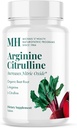 MICHAEL'S Health Naturopathic Programs Arginine Citrulline - 90 Tablets - Increases Nitric Oxide - with Organic Beet Root - 30 Servings