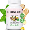 Maxi Health Capsule de ulei de mentă 
