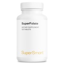 Supersmart SuperFolat 400mcg / 4g pe zi (Patented & Biodisponibil) - Quatrefolc 5-MTHF Supliment - Folate Active Vitamina B9 