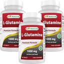 Cele mai bune naturale L-Glutamine 1000 mg 180 comprimate (180 număr de 3)