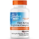 Cel mai bun complex Arginine Actor rapid al doctorului - L Arginine Suplimente pentru bărbaţi şi femei, ajută la nivelul oxidului azotic, fluxul sanguin şi suport de sănătate cardiovasculară, 1500 mg Per Serving, Vegan - 60 comprimate