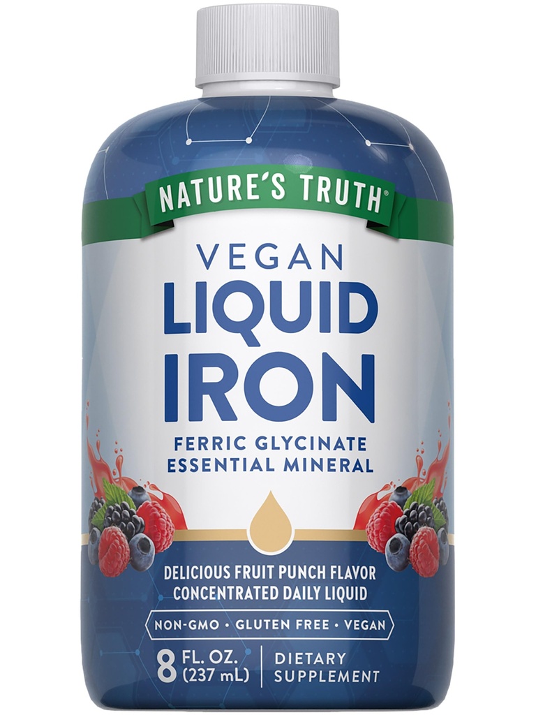 Adevărul naturale lichid de fier picături Supliment 18mg 
