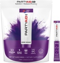 Partyaid GO Simțiți-vă bine În seara asta și mâine, Zero Zahăr, 5-HTP, B-complex, Mulgemi de lapte, Electroliți, Fără arome artificiale sau îndulcitori, Cafeina-Free, 30 Conte (Pachet de 1)