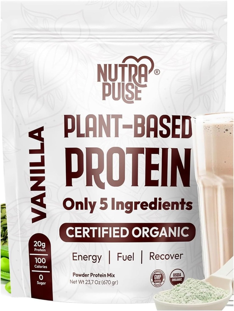 Pudră organică de proteine Vegane 