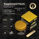 Pure Silajit Resin 500mg - Formula de rezistență maximă cu 85+Trase Minerale & Acidul pelvian pentru energie și wellness imun - 50g (1 ambalaj)