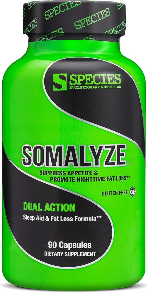 Specie Nutritie Somalyze Stimulant Free, Apetit Suppressant cu GABA si Melatonina, Capace Gluten Free, 90 Capsule