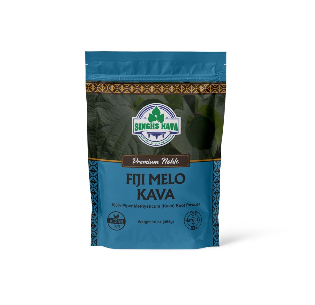 SINGHS Premium Quality Noble Fijian Kava Root Powder (WAKA) (16 Ounce (Pachet de 1)