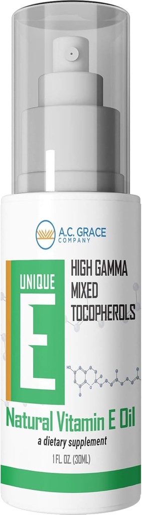 UNIQUE E A.C. Grace Company, Mixed Tocopherols Concentrat Liquid, 1 fl oz (30 ml)