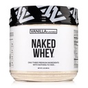 Naked Vanilla Whey Proteina 1Lb, Doar 3 Ingrediente, Toate iarba naturala Fed Whey Pulbere de proteine + Vanilie + zahar de nuca de cocos - fără OMG-uri, soia, gluten gratuit. Ajutor crestere musculara, 12 Serviri