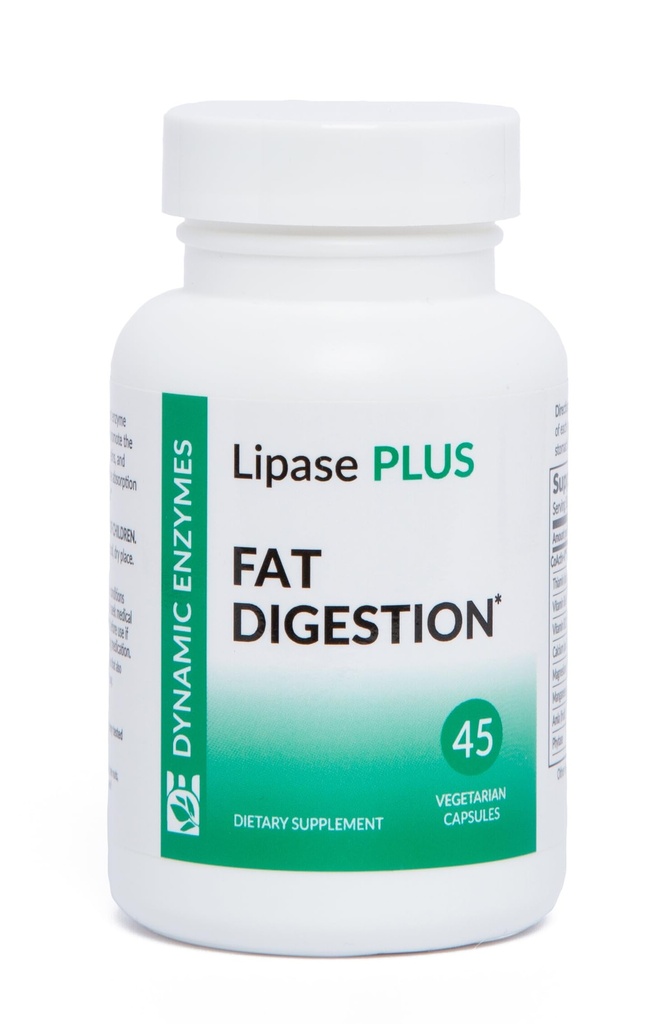Lipase Plus - Digestive Enzyme Formula, Fatty Food Digestion, Omega Fatty Acid Sugestie 