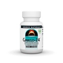 Sursa Naturals Ginkgo-24 - Ginkgo Biloba Extract 120 mg susține Acuitatea mintală - 60 comprimate
