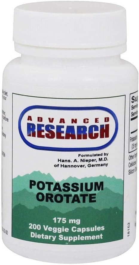 Orotat de potasiu 175 Milligrame 200 Capsule de legume