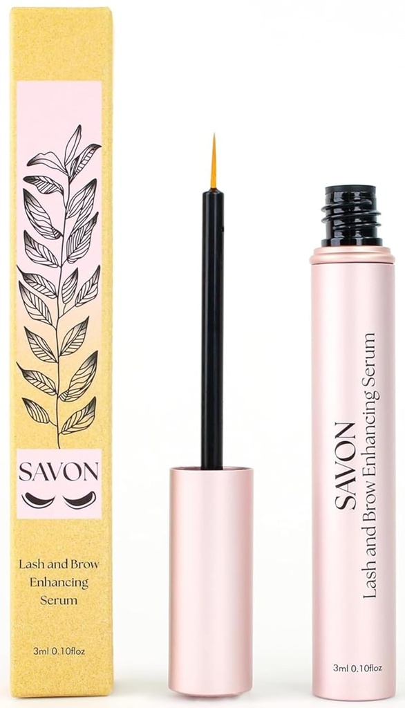 Ser organic de creștere Lash pentru gene mai groase, mai lungi și sprâncene - cu Biotin, Peptides, și Pantenol - Natural și Cruzimea liber - Statele Unite ale Americii - Lash și Brow Boost Ser - Balsam de gene