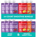 Designer Wellness Proteine Smoothies Variety Pack și mixt Berry Bundle