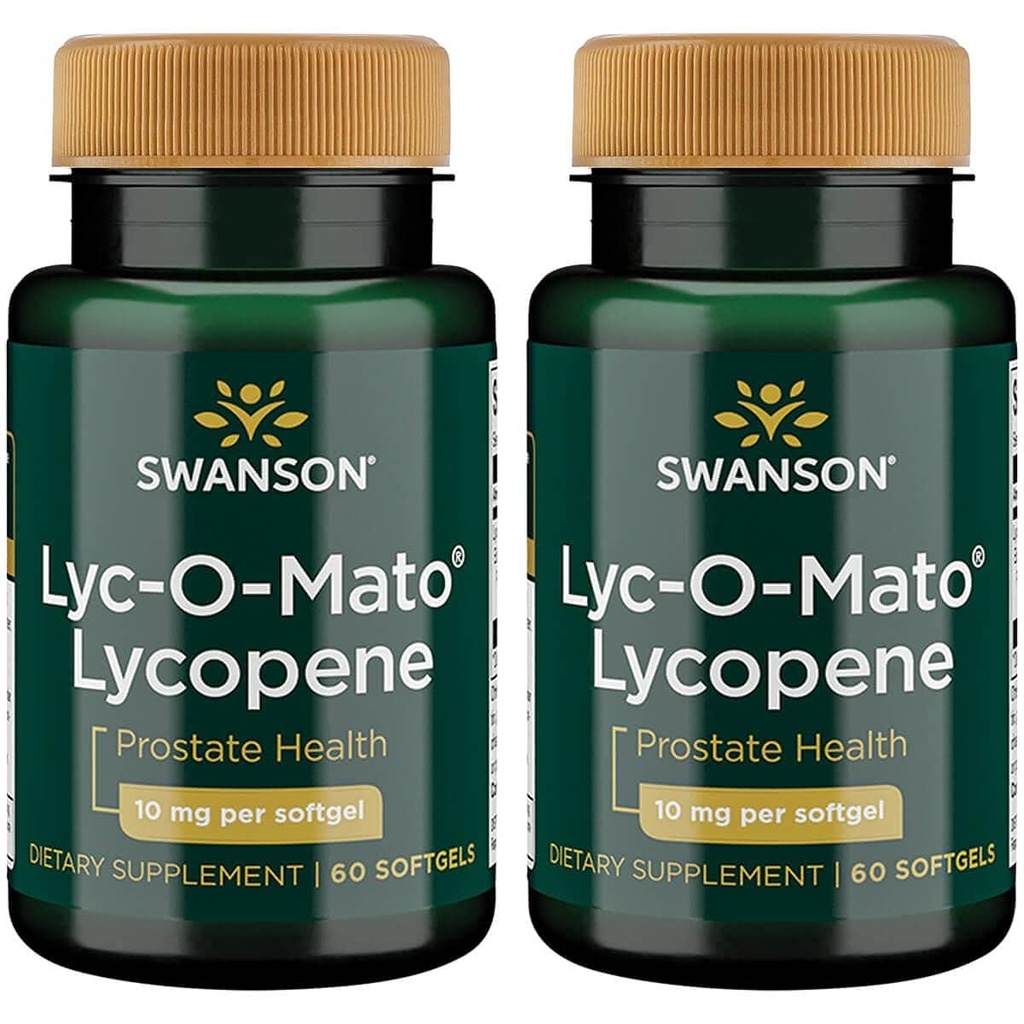 Swanson Lyc-O- Mato Lycopene 10 Milligrams 60 Sgels (2 ambalaj)