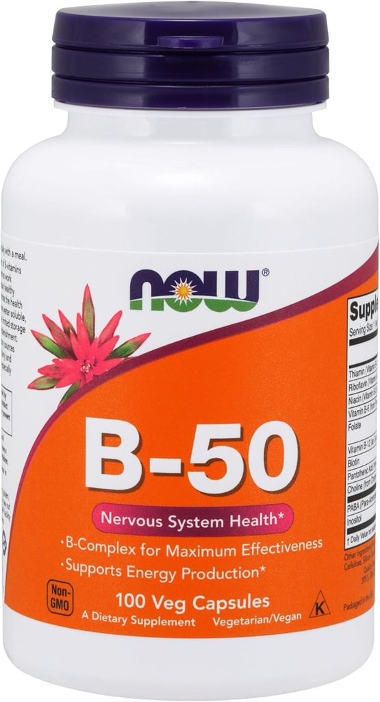 Vitamin B-50mg 100 Capsules