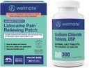 Lumânare de recuperare WELMATE: Comprimate de clorură de sodiu, 300ct + 4% Lidocaină Numbing Patch 30 ct