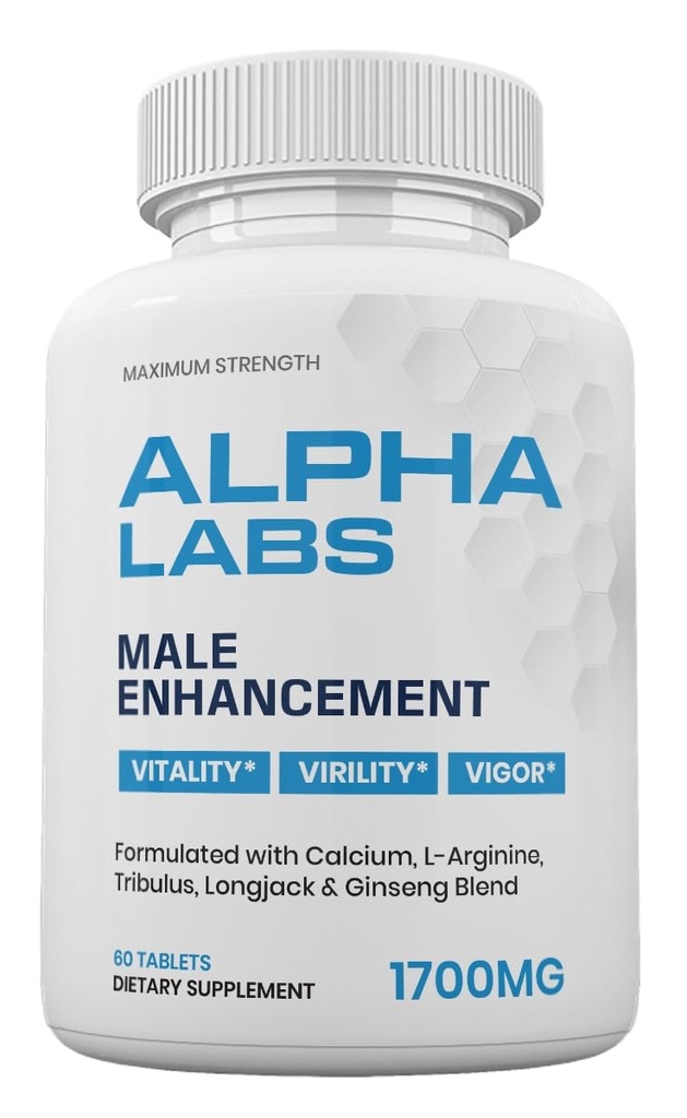 Zonata Official Alpha Labs Supliment alimentar pentru bărbați, Formula Naturală pentru Sustain Nivele de energie și performanță, Alfabs Cele mai bune recenzii (60 comprimate)