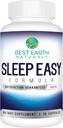 Cele mai bune Pamant Naturals Sleep Easy Supplement with L-Theanine, GABA, 5-HTP si More 30 Count