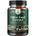 Capsulele de extract de frunze de măsline potente - supliment antioxidant de înaltă rezistență cu frunze de măsline pure cu 20% Oleuropein - Suplimentul pentru sănătatea inimii plantei - Vegan non-GMO & Gluten gratuit (1 lună de aprovizionare)