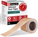 Protect Life Silicon Cicatrice foi 1.6" x 118" Roll-3M - medical grad Cicatrice bandă pentru eliminarea bump Keloid - Banda silicon reutilizabil benzi de îndepărtare cicatrice, patch-uri pentru cicatrici chirurgicale, C secțiune