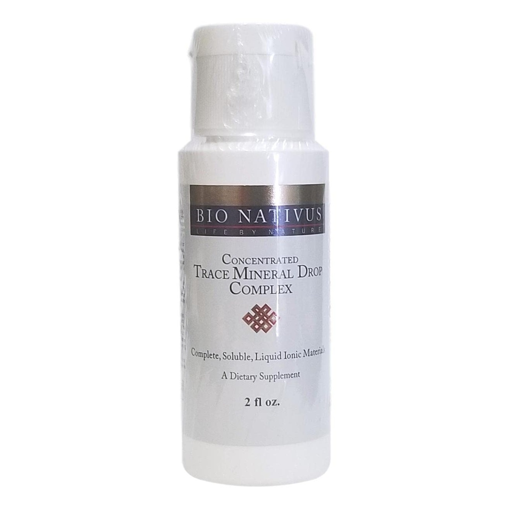BIO-NATIUS, Complex concentrat de picături minerale Trace, 2 FL OZ