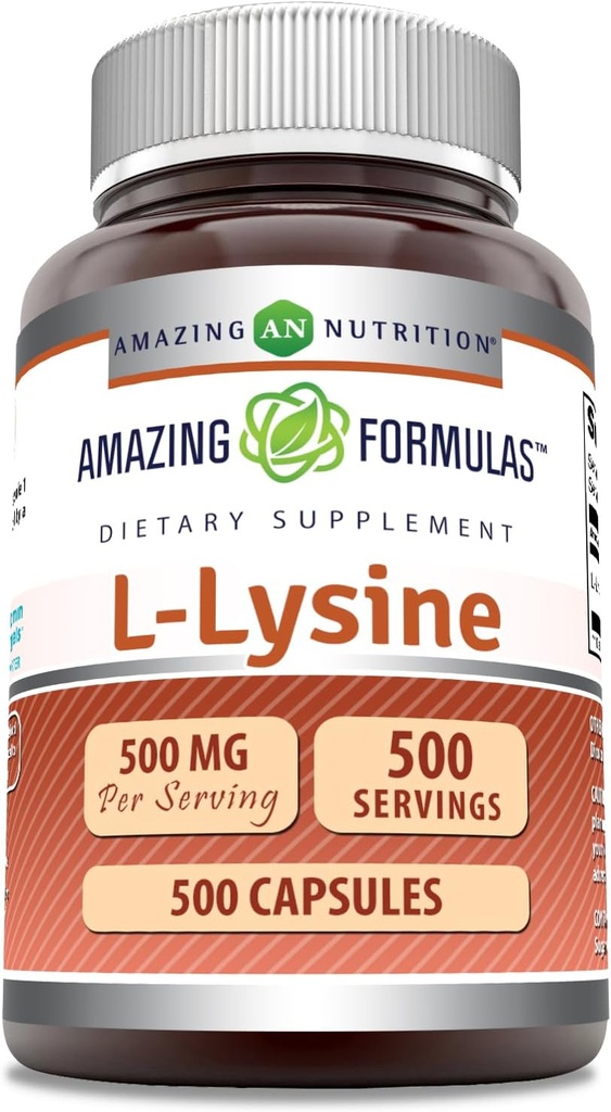Formule uimitoare L-Lysine 500 mg Capsulele Aminoacid Supliment 