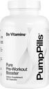 PumpPills Suplimente de oxid azotat pentru bărbaţi şi femei - L Citruline L Arginine Supliment - Stimulant Free Pre Workout Pastile - Nitricoxid Booster - Vegan, Paleo, Keto (120 capsule)
