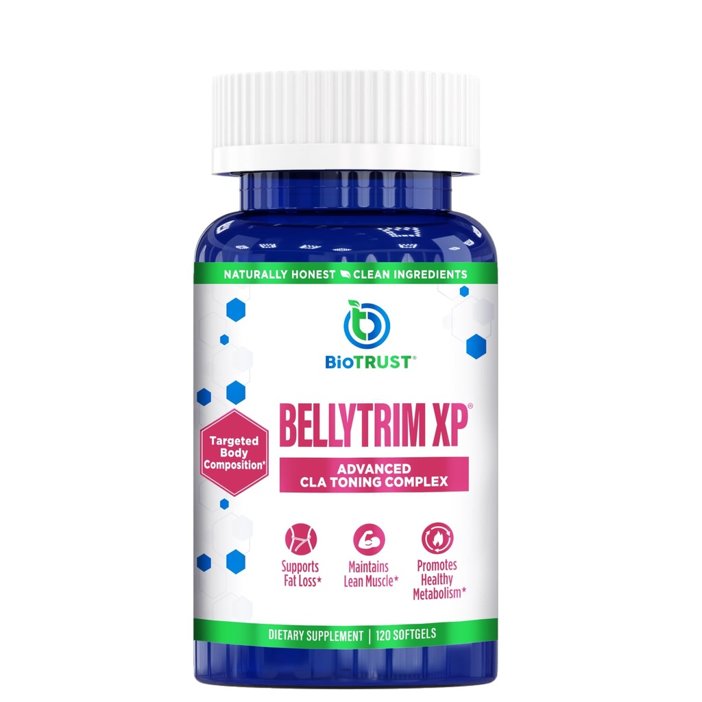 BioTrust BellyTrim XP Advanced CLA Toning Supliment, Acid Linoleic conjugat (60 Servings)