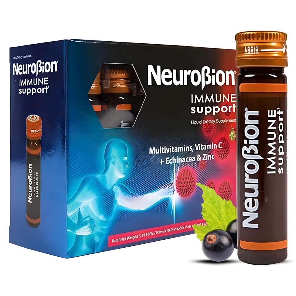 Suport imun neurobion cu Echinacea & Zinc 10 flacoane x 10 ml