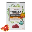 Quantum Health TheraZinc Organic Zinc Lozenges Echinacea & Honey Immune Support for Adulți & Kids 12+ În mod natural aroma de sânge portocaliu de relief rapid cu nici un gust - 25 Conte