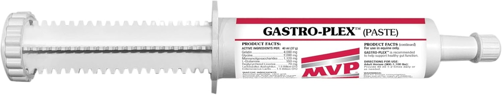 MVP Gastro-Plex Paste 5-Pachet (10 doze) Gastric Stress Relief Paste pentru cai