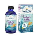 Nordic Naturals Bebelusi DHA, Nearborate - 4 oz - 1050 mg Omega-3 + 300 UI Vitamina D3 - Suporturi Creier, Viziune & Sistem Nervos Dezvoltarea la copii - Non-GMO - Serviri Mai Vary