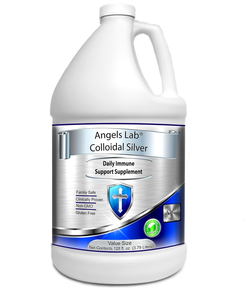 Suport imun de argint coloidal 10 PPM Nano lichid (128 fl oz)