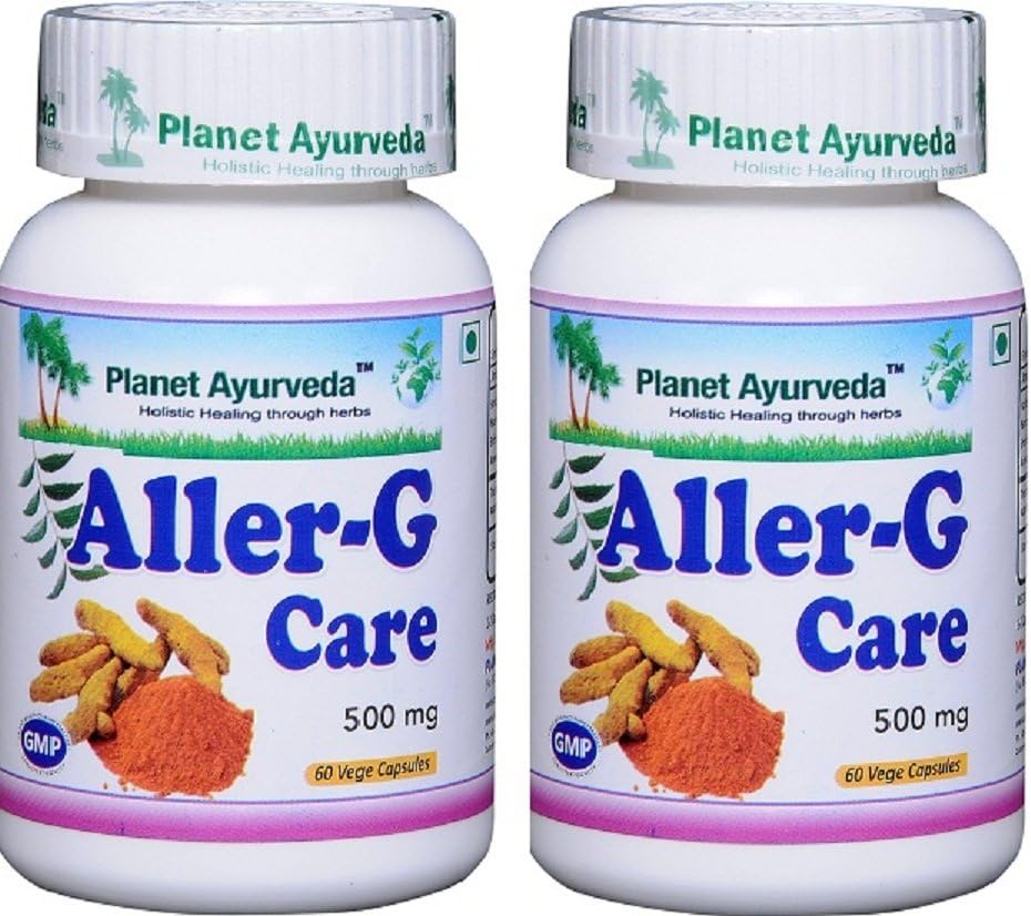 Planeta Ayurveda Aller-G Care, capsule de 500 mg Veg - 2 flacoane