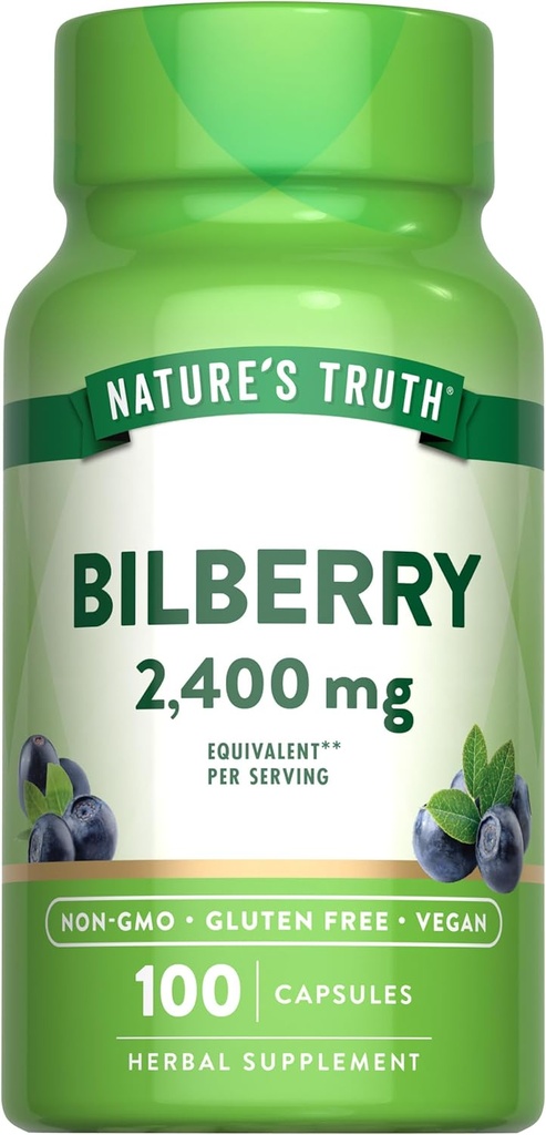 Natura's Truth Bilberry Extract capsulele de fructe de pădure 