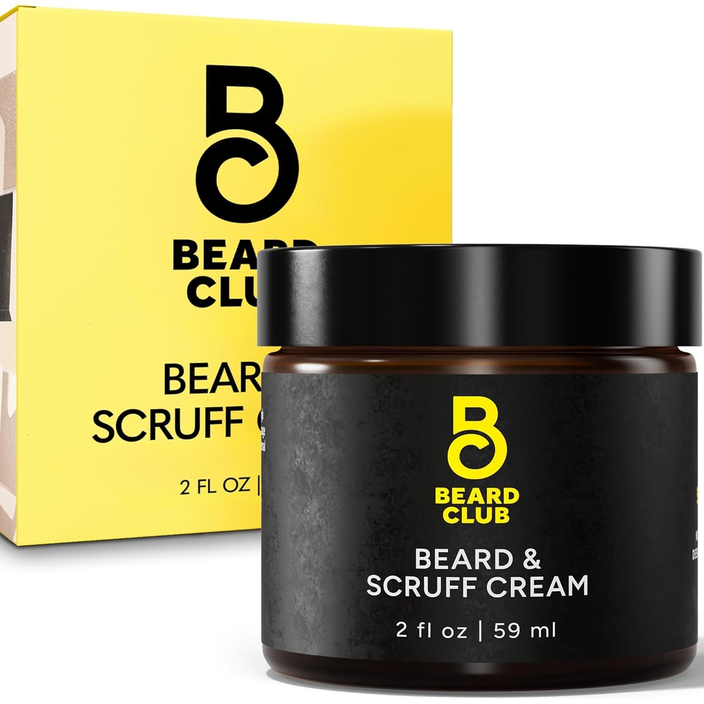 Beard Club Biotin Beard Cream - hidratare și hidratare Shea Beard Unt pentru Hair & Skin facial mai sănătos