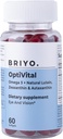 Briyo Optivital Eye Health Supplement with Lutein, Zeaxanthin, Astaxanthin and Omega 3 
