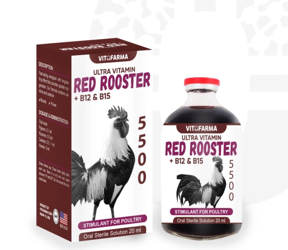 B12 5500 20ml Restorative musculare masa optima Greutate suport de formare pentru Rooster - Suplemento para Gallos b12 20 ml (20 ml)