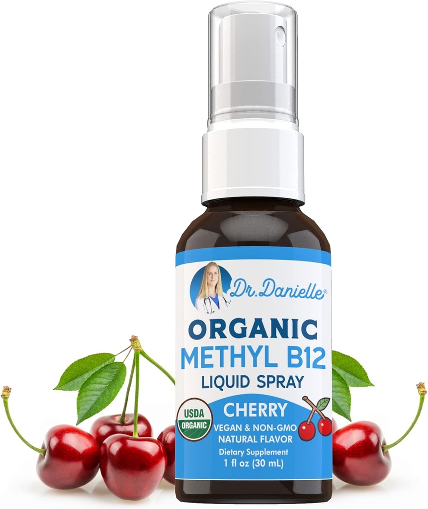 Doctor Danielle USDA Vitamină organică B12 Spray lichid 