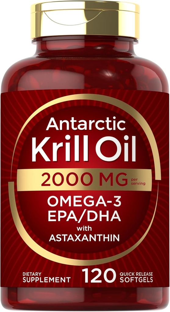 Carlyle Antarctic Krill Oil 2000 mg 120 Softgels 