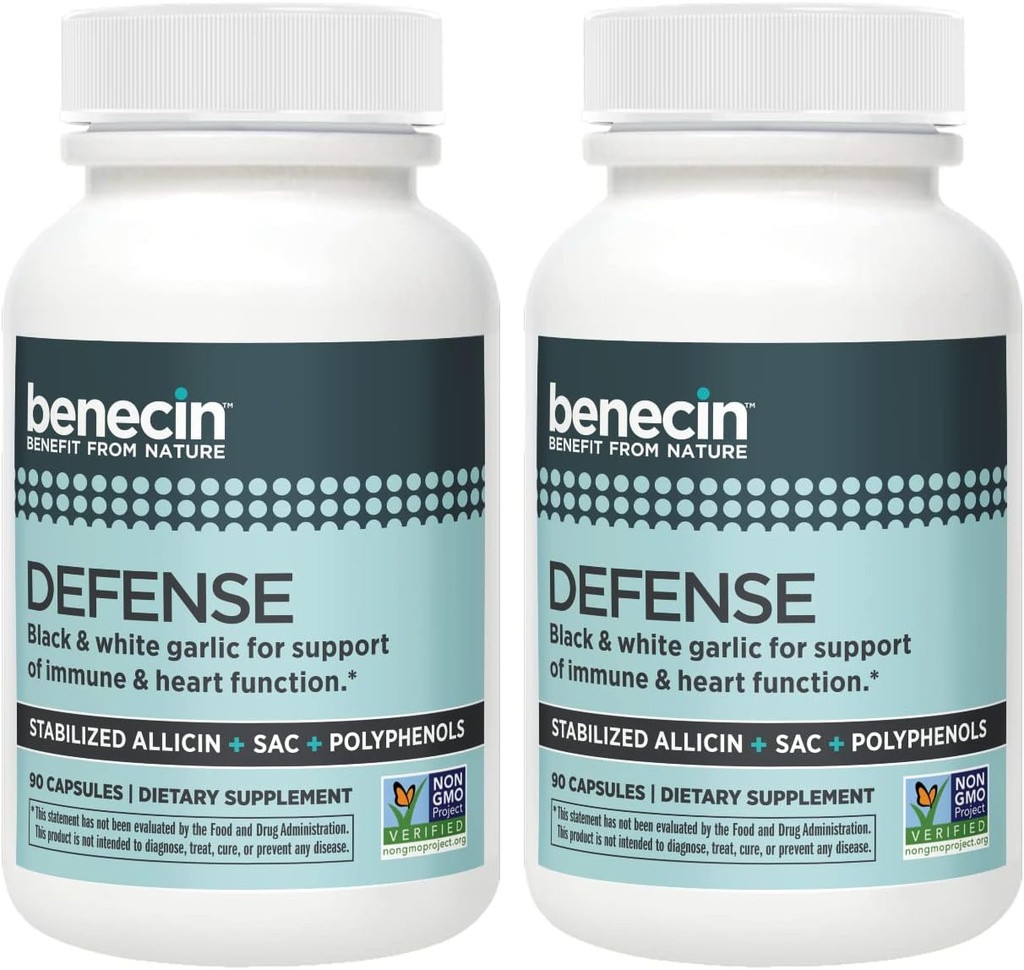 Benecin Defense 1500 mcg Allicin stabilizat pe capsulă 