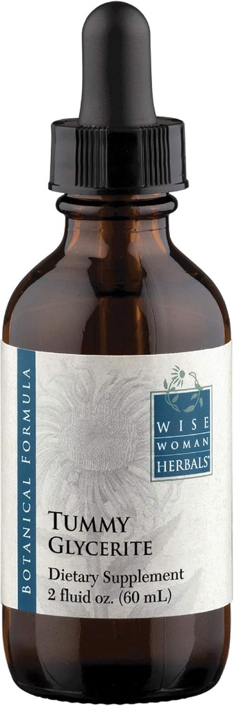 Femeie înțeleaptă Herbals - Tummy Glycerite - 2 oz - All-Natural Stomac Ajutor - Ajutor cu Stomac Disconfort, Queacness, gaz și balonare - Promovează funcția digestiv sănătos și suport abdominal