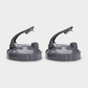 NutriBullet Flip Top To-Go Lid (set de 2), Grey, .25 Lbs