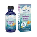 Nordic Naturals Bebelusi DHA, Nearomat - 2 oz - 1050 mg Omega-3 + 300 UI Vitamina D3 - Suporturi Creier, Vision & Sistem Nervos Dezvoltarea la copii - Non-GMO - Serviri Mai Vary